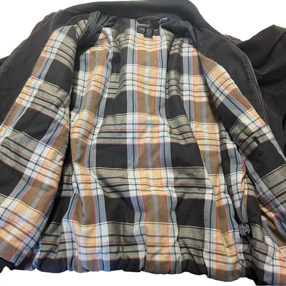 Daniel Cremieux Men’s Blue Corduroy Plaid Flannel Lined Zip Up Jacket Size XXL - Picture 2 of 9